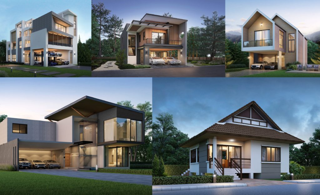 แบบบ้านสไตล์โมเดิร์น