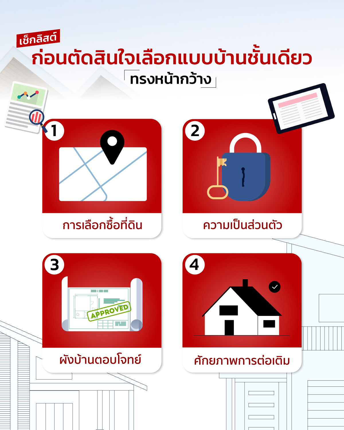 แบบบ้านชั้นเดียว