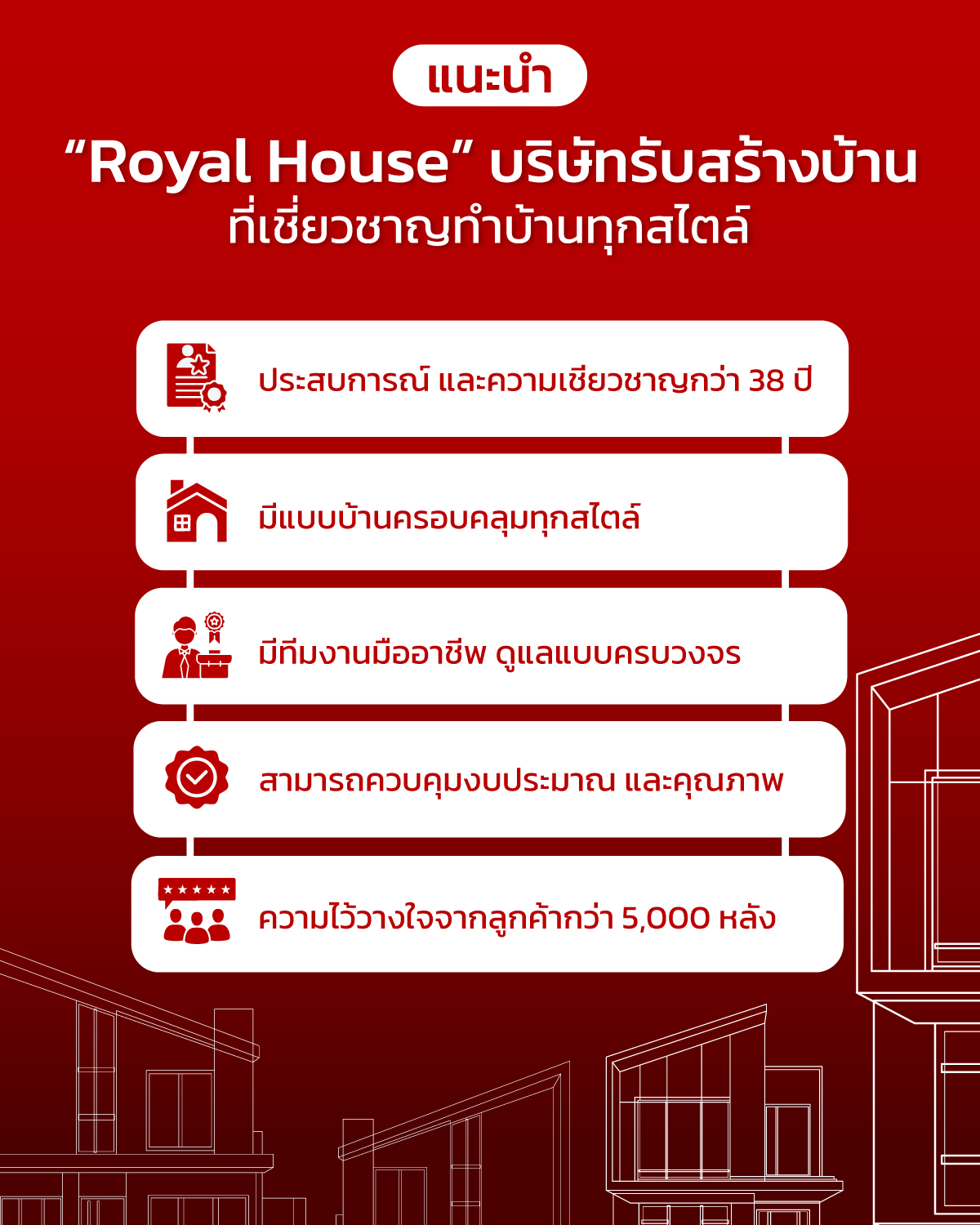 บริษัทรับสร้างบ้าน