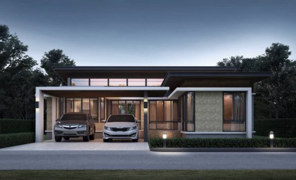 แบบบ้านชั้นเดียวราคา 4-5 แสน