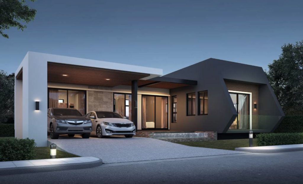 แบบบ้านชั้นเดียว