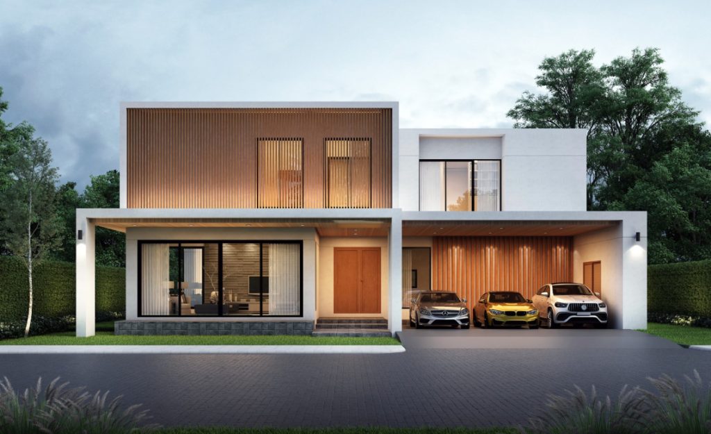 รับสร้างบ้าน 2 ชั้น