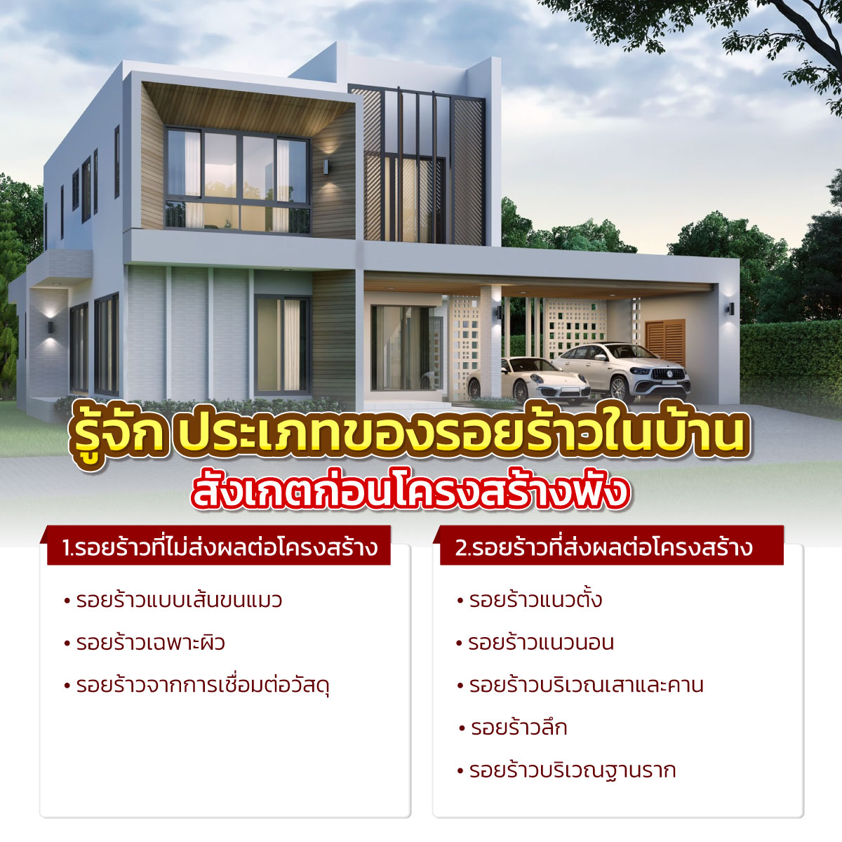 บ้านร้าวแบบไหนอันตราย