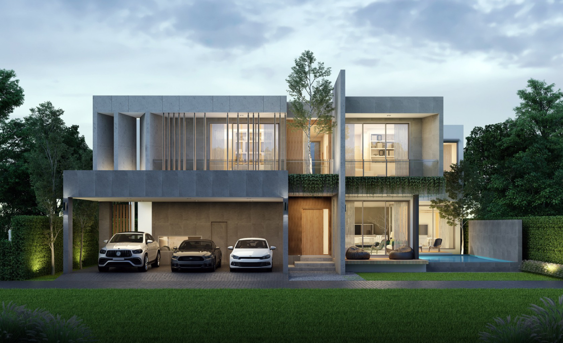 รับสร้างบ้านโมเดิร์น